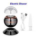 Electric Head Shaver for Bald Head USB Rechargeable Waterproof Hair Trimmer for Wet and Dry (Black)
