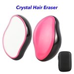 Reusable Painless Body Groomer Hair Remover Fast Easy Skin Exfoliator Nano Crystal Hair Eraser (pink)