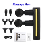 Upgrade Pain Relief Deep Tissue Massage Gun Double-head Massage Gun