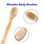 Long Handle Back Scrubber Bath Brush Exfoliating Body Scrubber Dry Body Brush