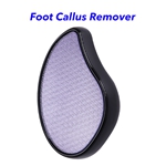 Foot Care Pedicure Tools Nano Glass Foot File Foot Scrubber Callus Remover for Feet (Black)
