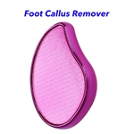 Foot Care Pedicure Tools Nano Glass Foot File Foot Scrubber Callus Remover for Feet (Pink)