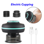 Vacuum Cupping Therapy Machine Electric Silicone Suction Cupping Therapy Massage(Blue)