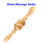 Manual Wooden Fascia Massage Roller Trigger Points Massager Stick Wood Body Therapy Massager