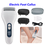 Foot Scrubber Electric Callus Remover Shaver Pedicure Tools Set Foot File for Feet (Blue)