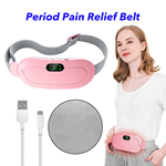 Heating Pads Menstrual Cramps Menstrual Heating Pad Period Pain Relief Wrap Belt(Pink)