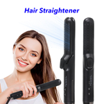 2 In 1 Hair Straightener and Curler Flat Iron Air Flow Hair Straightener with Cooling Function(Black)