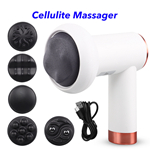 5 in 1 Professional Body Sculpting Massager Machine Cordless Electric Body Massager Handheld Cellulite Massager (White)