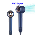 Powerful Fast Drying 110000rpm Ionic Hair Dryer Blow Dryer Fast Dry Low Noise Blow Dryer(Blue)
