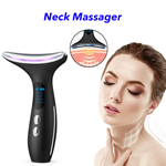 Handheld Face Massager for Women Wrinkle Remover Neck Lift Device Electric EMS Face Neck Lifting Massager (Black)