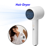 Professional Light Weight Salon Hair Blow Dryer New One Step Portable Negative Ion Hair Dryer(white)