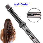New Arrival Adjustable Curl Size Hair Curling Iron Portable Hair Curler With LCD Temp Display