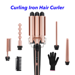 New Arrival 5 In 1 Curling Iron Hair Straightener And Curler Fast Heating Barrel Curling Wand With Hot Comb