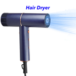 New 110000 RPM High Speed 1600W DC Motor Ionic Blow Dryer  Hairdryer Ion Hair Dryer(Blue)