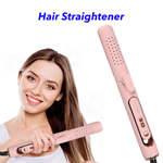 360° Airflow Styler Curling Iron 2 In 1 Hair Straightener And Curler Flat Iron With Cooling Function