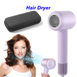 Professional Light Weight Hair Blow Dryer New One Step Portable Negative Ion Hair Dryer(Purple)