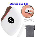 Portable USB Charging Heating Facial Beauty Scraping Instrument Electric Scraping Face Massager Electric Gua Sha Tool