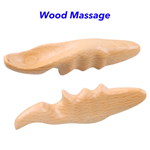 100% Natrual Wood Body Massager Wooden Guasha Tool Deep Tissue Wood Therapy Massage Tools For Home, Exercise and Working（Fine Carving）