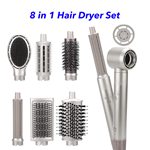 New Design 8 in 1 Multi Hair Styler Foldable Hairdryer 110000rpm High Speed Hair Dryer Brush Professional Hair Styler Brush