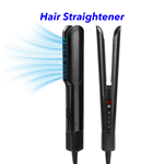 Rapid Heat Up LCD Display High Speed Ionic 2 in 1 Wet to Dry Hair Dryer and Straightener with Air (Black)