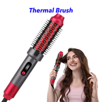Upgraded Infrared Thermal Brush Heated Thermal Round Brush with 3 Heat Settings & LED Display