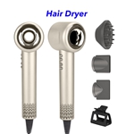 Powerful Fast Drying 110000rpm Ionic Hair Dryer Blow Dryer Fast Dry Low Noise Blow Dryer(Champagne Gold)