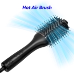 Portable 1200W One-Step Hair Dryer And Styler Hot Air Brush Multifunctional Hair Dryer Brush(Black）