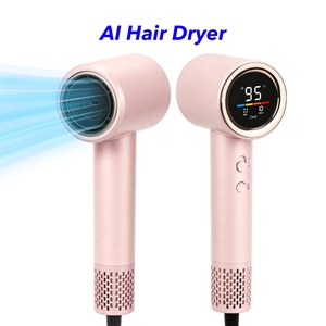 Smart AI Mode Distance Sensing Ionic Hair Dryer with Auto Adjusting Sensor High Speed Hair Blow Dryer (Grey)