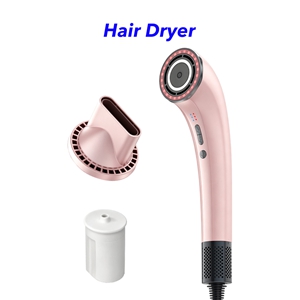 High Speed Hair Dryer with Infrared Essential Oil Plasma Blow Dryer Salon Professional 110,000 RPM Hair Dryer(pink)