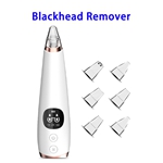 Electric Led 3 Gears Blackhead Vacuum Remover With 6 Replaceable Probes