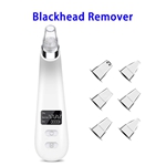 CE FDA MSDS Approved Electric 3 Gears Blackhead Vacuum Remover With 6 Replaceable Probes
