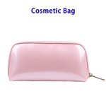 Fashion Gold Zipper Waterproof Portable Ladies Makeup Storage Bag Cosmetic Bag (Pink)