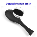 Professional ABS Detangling Hair Brush for Wet and Dry Hair (Black)