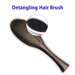 Professional ABS Detangling Hair Brush for Wet and Dry Hair (Brown)