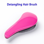 ABS Detangling Hair Comb Brush for Wet and Dry Hair (Rose Red)