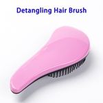 ABS Detangling Hair Comb Brush for Wet and Dry Hair (Pink)
