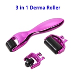 CE ISO Approved 3 in 1 Derma Roller 0.25mm Microneedling Skin Care Kit