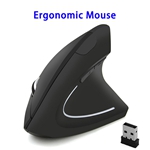 800/1200/1600DPI Battery Powered Wireless Vertical Mouse