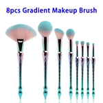 Fashionable 8pcs Gradient Makeup Brush Set