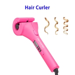 Fashion LCD Screen Display Magic Automatic Hair Curler (Pink)