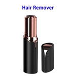 Battery Powered Mini Womens Painless Facial Hair Remover Tool (Black)