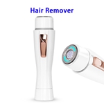 Delicate Portable USB Rechargeable Womens Painless Mini Facial Hair Remover