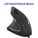 800/1200/2000/3200 DPI Left Hand Wired Ergonomic Mice