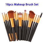 18pcs/set Soft Synthetic Hair Cosmetics Kits Makeup Brushes Set (Color 3)