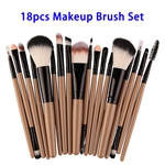 18pcs/set Soft Synthetic Hair Cosmetics Kits Makeup Brushes Set (Color 4)