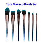 7pcs Portable Super Soft Premium Synthetic Hair Makeup Brushes Set