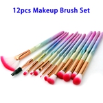 12pcs/set Synthetic Hair Makeup Brushes Set with Paper Package