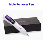CE ROHS FCC Approved USB Rechargeable LCD Screen Mole Removal Pen (White)