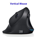 800/1200/1600 DPI Right Hand USB Rechargeable Wireless Vertical Mouse