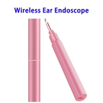 3.9mm WiFi Ear Otoscope Wireless HD1080P Digital Endoscope Ear Inspection Camera Earwax Cleaning Tool(Pink)